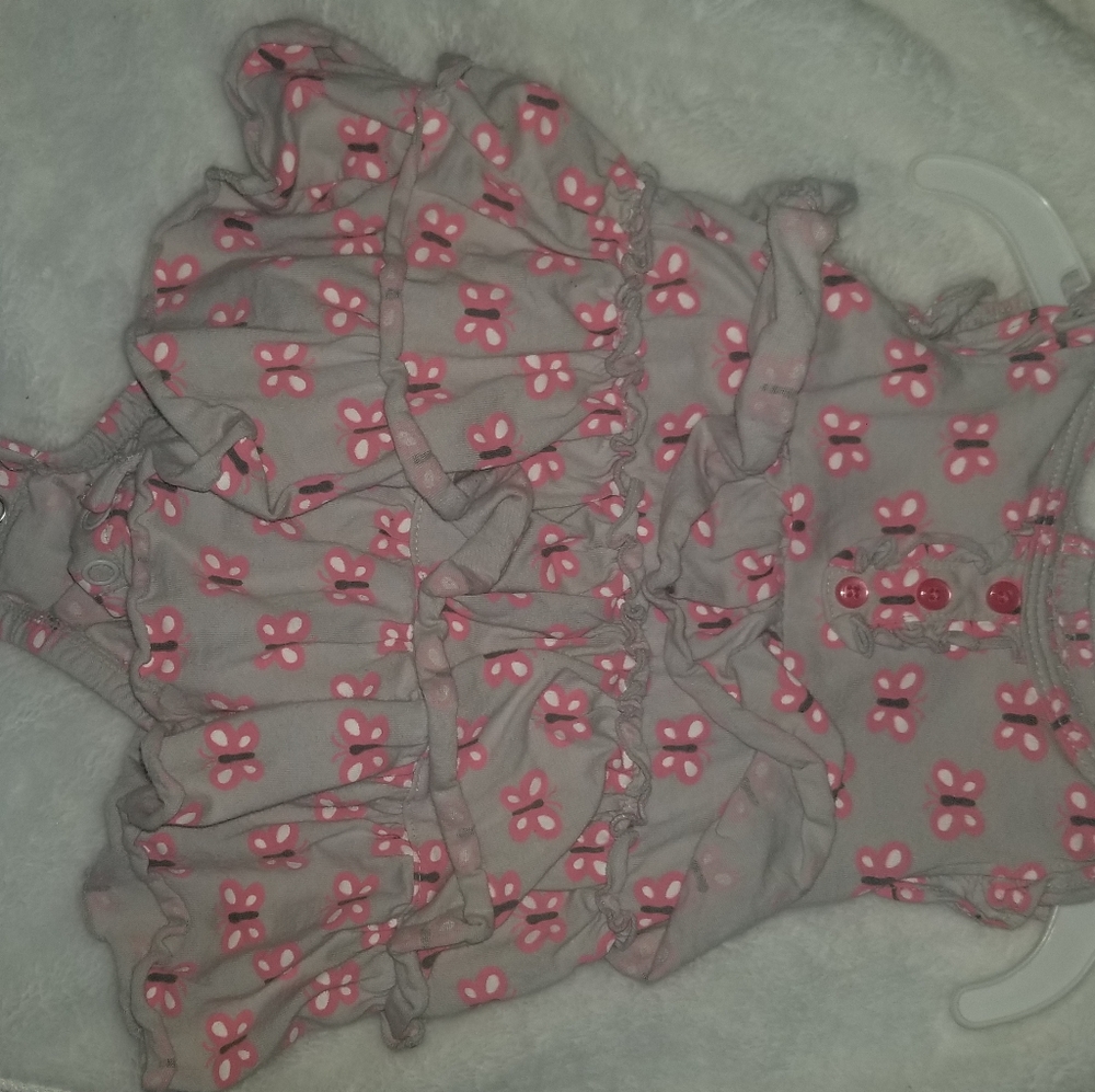 Carter's Butterfly Ruffle Dress
